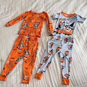 Bluey Halloween Pajama Set - 2 pairs - size 2T